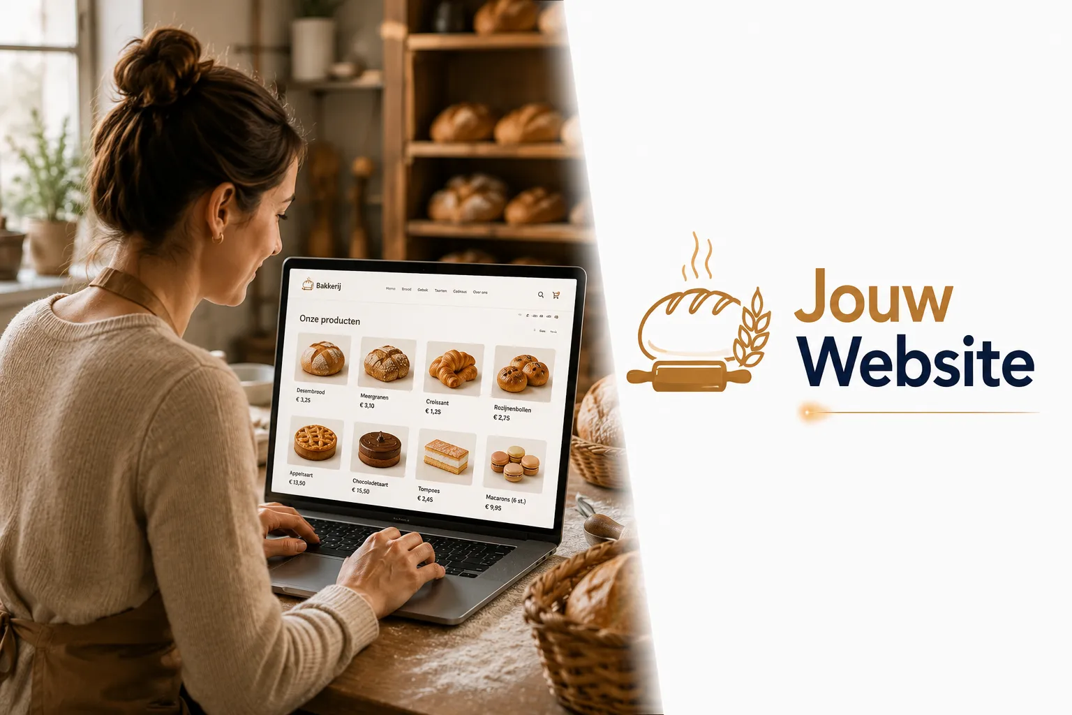 Voorbeeld voor een bakkerij