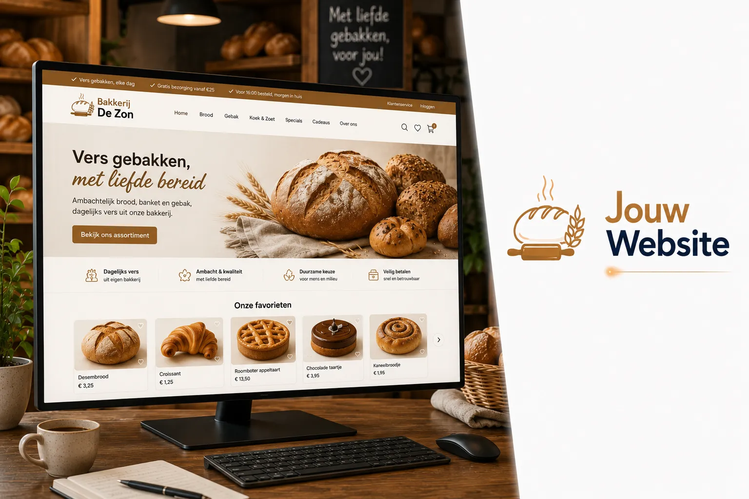 Bekijk het webshop-voorbeeld
